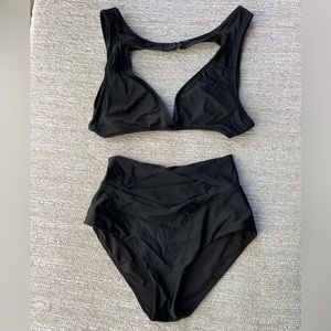 Aerie Black Bikini Top
